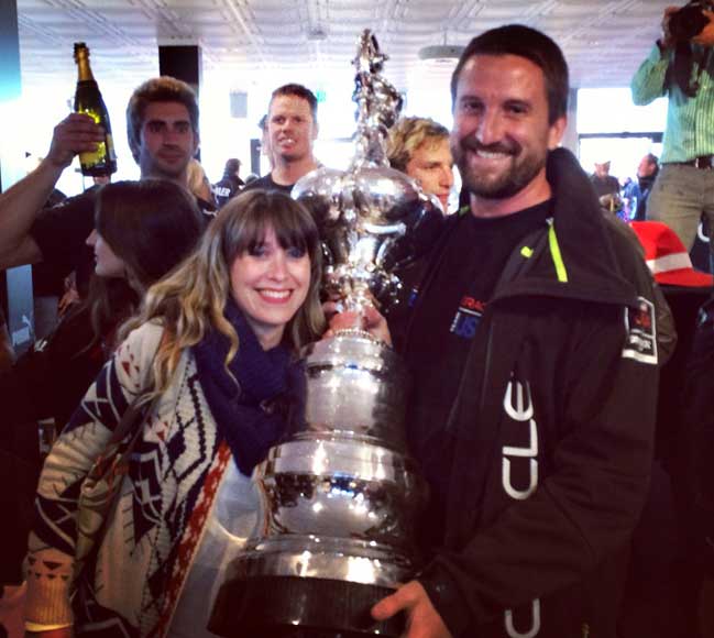 Annie and Chris Sitzenstrock, both PTHS graduates. Photo courtesy of Annie Sitzenstock from the PT Leader